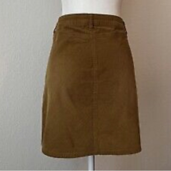 PRANA TRISTA rusty brown corduroy miniskirt size 4 tortoise - Picture 10 of 12